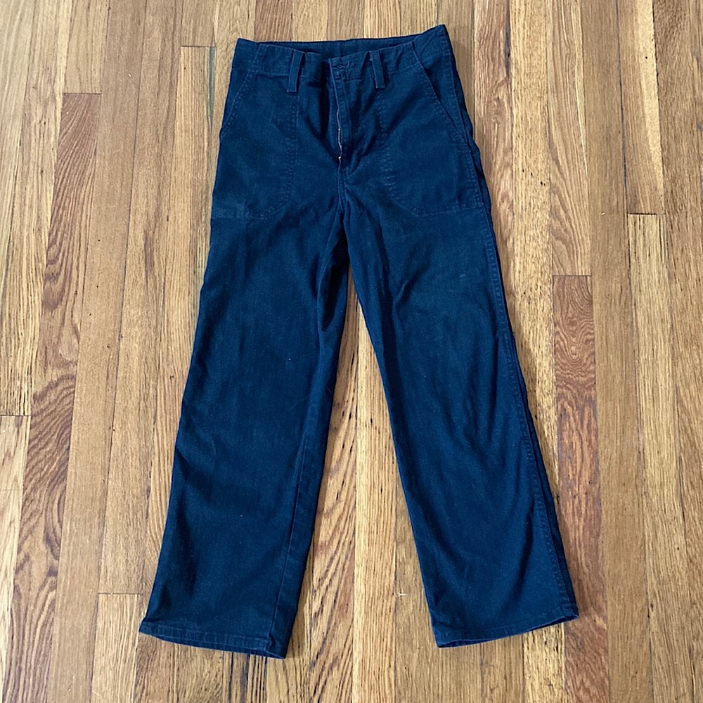 Black Levi straight leg Pants - Picture 1 of 2